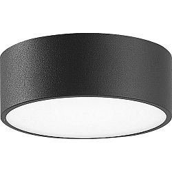 Outdoor LED wall or ceiling luminaire, IP65, round, anthracite, � 15cm