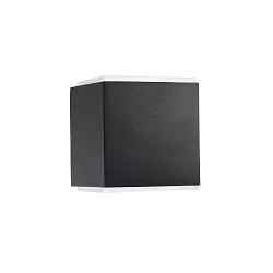 Wandarmatuur voor buitenshuis 12CM up down, hoekig IP54, antraciet 