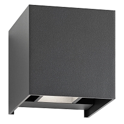 Wandarmatuur voor buitenshuis up down, instelbaar IP54