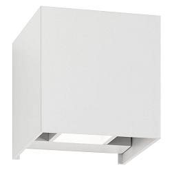 Wandarmatuur voor buitenshuis up down, instelbaar IP54, wit 