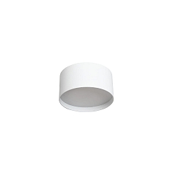 Plafondarmatuur voor buiten � 9CM rond, CCT Switch, met diffuser IP44, gepoedercoat, wit