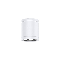 Plafondarmatuur voor buiten � 9CM CLEAR rond, CCT Switch IP65, gepoedercoat, wit