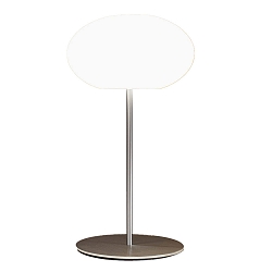 Tafelarmatuur AIH met schakelaar E27 IP20, aluminium geborsteld, wit mat 