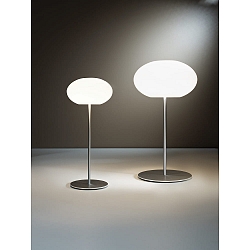 Tafelarmatuur AIH met schakelaar E27 IP20, aluminium geborsteld, glanzend, wit 