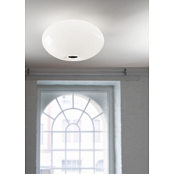Plafondarmatuur AIH groot E27 IP20, aluminium geborsteld, glanzend, wit dimbaar