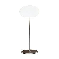 Tafelarmatuur AIH met schakelaar G9 IP20, aluminium geborsteld, wit mat 