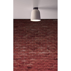 Plafondarmatuur CLAVIO E27 IP20, aluminium, cr�me dimbaar