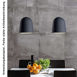 Pendelarmatuur CLAVIO M 2-vlams, groot, dimbaar E27 IP20, aluminium geborsteld, antraciet dimbaar