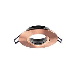 Inbouwspot SAMSOLA MAX rond, draaibaar IP20, koper dimbaar