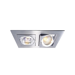 Recessed ceiling luminaire Kardan II, voltage constant, 12V AC / DC, GU5.3 / MR16, 50W