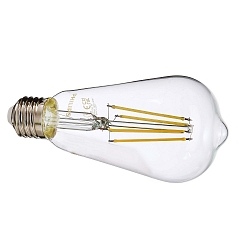 Lichtbron Edison peervorm MASTER VALUE ST64 CLEAR E27 5,9W 806lm 2700K CRI 90 dimbaar