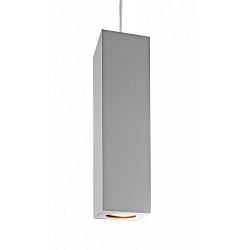 Pendant luminaire squad, 220-240V AC / 50-60Hz, GU10, 50W, silver