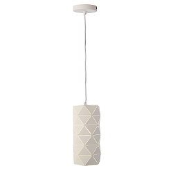 Pendant luminaire ASTEROPE LINEAR, E27, matt white