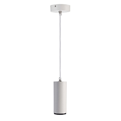 Pendelarmatuur LUCEA 10 IP20, transparant, verkeerswit dimbaar
