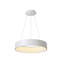 Pendelarmatuur SCULPTORIS 40 CCT DIM CCT Switch, ring vorm IP20, mat, verkeerswit dimbaar
