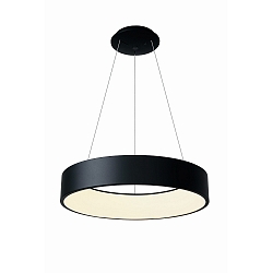 pendant luminaire SCULPTORIS 40 CCT DIM CCT Switch, ring shape IP20, mat, deep black dimmable