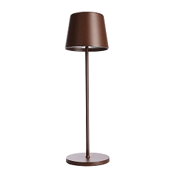 Tafellamp op batterijen CANIS CCT Switch, met Touch-Dimmer, zonder Lader IP65, mat, roest dimbaar
