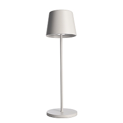 Tafellamp op batterijen CANIS CCT Switch, met Touch-Dimmer, zonder Lader IP65, mat, verkeerswit dimbaar