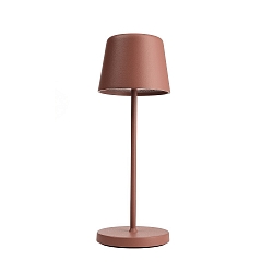 Tafellamp op batterijen CANIS MINI CCT Switch, met Touch-Dimmer, zonder Lader IP65, mat, terracotta dimbaar
