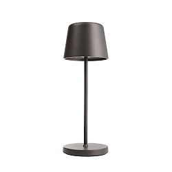 Tafellamp op batterijen CANIS MINI CCT Switch, met Touch-Dimmer, zonder Lader IP65, donkergrijs, mat dimbaar