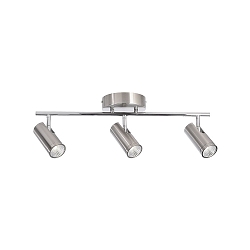 LED ceiling luminaire BECRUX III, 15W 3000K 1470lm 120�, dimmable, brushed silver