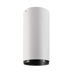 Downlight LUCEA 15 stijf, opbouwversie, CCT Switch IP20, transparant, verkeerswit dimbaar