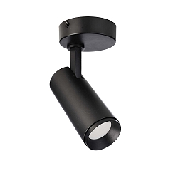 Plafondarmatuur LUCEA TILT 10 CCT Switch, instelbaar IP20, transparant, gitzwart dimbaar