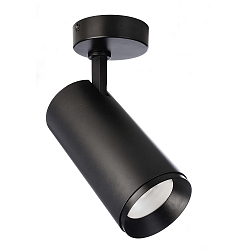 Plafondarmatuur LUCEA TILT 30 CCT Switch, instelbaar IP20, transparant, gitzwart dimbaar