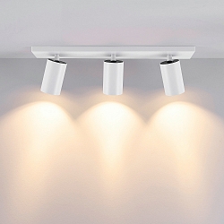 ceiling luminaire CAN TILT SQUARE 48CM 3 flames, square, cardanic swivelling GU10 IP20, white