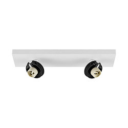 ceiling luminaire CAN TILT SQUARE BASE 30.5CM MIX'N MATCH 1/3 2 flames, square, without shade, cardanic swivelling GU10 IP20