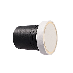 Wandinbouwarmatuur HADAR rond, spanningsconstante IP20, wit dimbaar