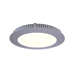 Recessed LED ceiling luminaire LED Panel 8, current constant, 350 mA, 8W, 2700K, silver