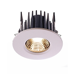 Downlight COB 68 IP65 rond, stijf, excl. netvoeding IP65, signaal wit dimbaar