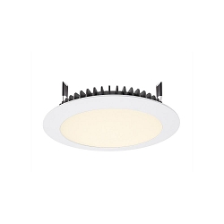 KapegoLED recessed ceiling luminaire LED Panel Round III 26, current constant, 37V DC, 700 mA, 26W, white, 3000K