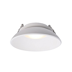 Recessed LED ceiling luminaire KAUS, 14W 3000K 980lm 105�, voltage constant, matt white