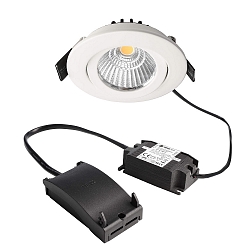 Inbouwspot DIONE IP20 draaibaar, bekabeld IP20, wit dimbaar
