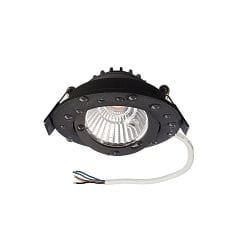 Inbouwspot DIONE IP44 RGB+3000K draaibaar, RGBW, excl. netvoeding IP44, zwart dimbaar