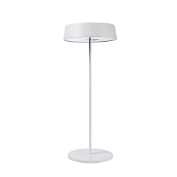 Tafellamp op batterijen MIRAM HEAD + TABLE STAND Set van 1, met Touch-Dimmer, magnetische Montage IP54, wit dimbaar