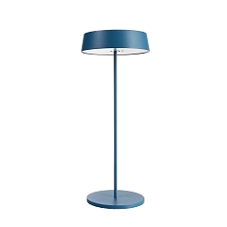 Tafellamp op batterijen MIRAM HEAD + TABLE STAND Set van 1, met Touch-Dimmer, magnetische Montage IP54, blauw dimbaar