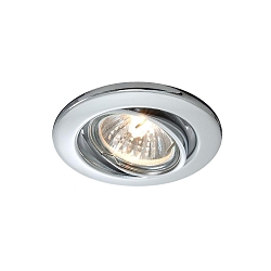 Recessed ceiling ring 68s, voltage constant, 12V AC / DC, GU5.3 / MR16, 50W, swivelling, silver