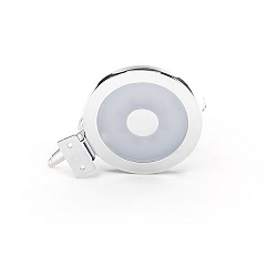 LED furniture luminaire MIRROR ROUND, IP44, 12V DC, 4.5W 4000K 300lm, silver / chrome