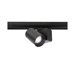 3-fase spot NIHAL MINI incl. 3-fase adapter IP20, zwart dimbaar