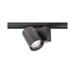 3-fase spot NIHAL incl. 3-fase adapter IP20, zwart dimbaar