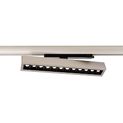 3-fase spot ALNITAK IP20, zilver, transparant