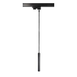 3-fase pendelarmatuur SLIM IP20, gitzwart dimbaar