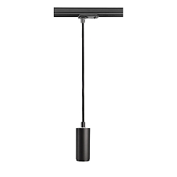 1-fase pendelarmatuur LUCEA IP20, gitzwart dimbaar