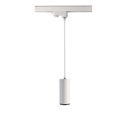 3-phase pendant luminaire LUCEA DTW Dim-To-Warm IP20, deep black dimmable