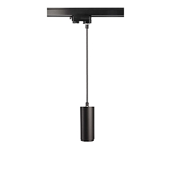 3-fase pendelarmatuur LUCEA DTW Dim-To-Warm IP20, gitzwart dimbaar