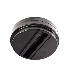 3-fase plafondrozet D LINE, zwart