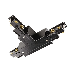 3-fase T-connector D LINE/DALI DALI aanstuurbaar, codeerbaar, links-links-rechts, zwart